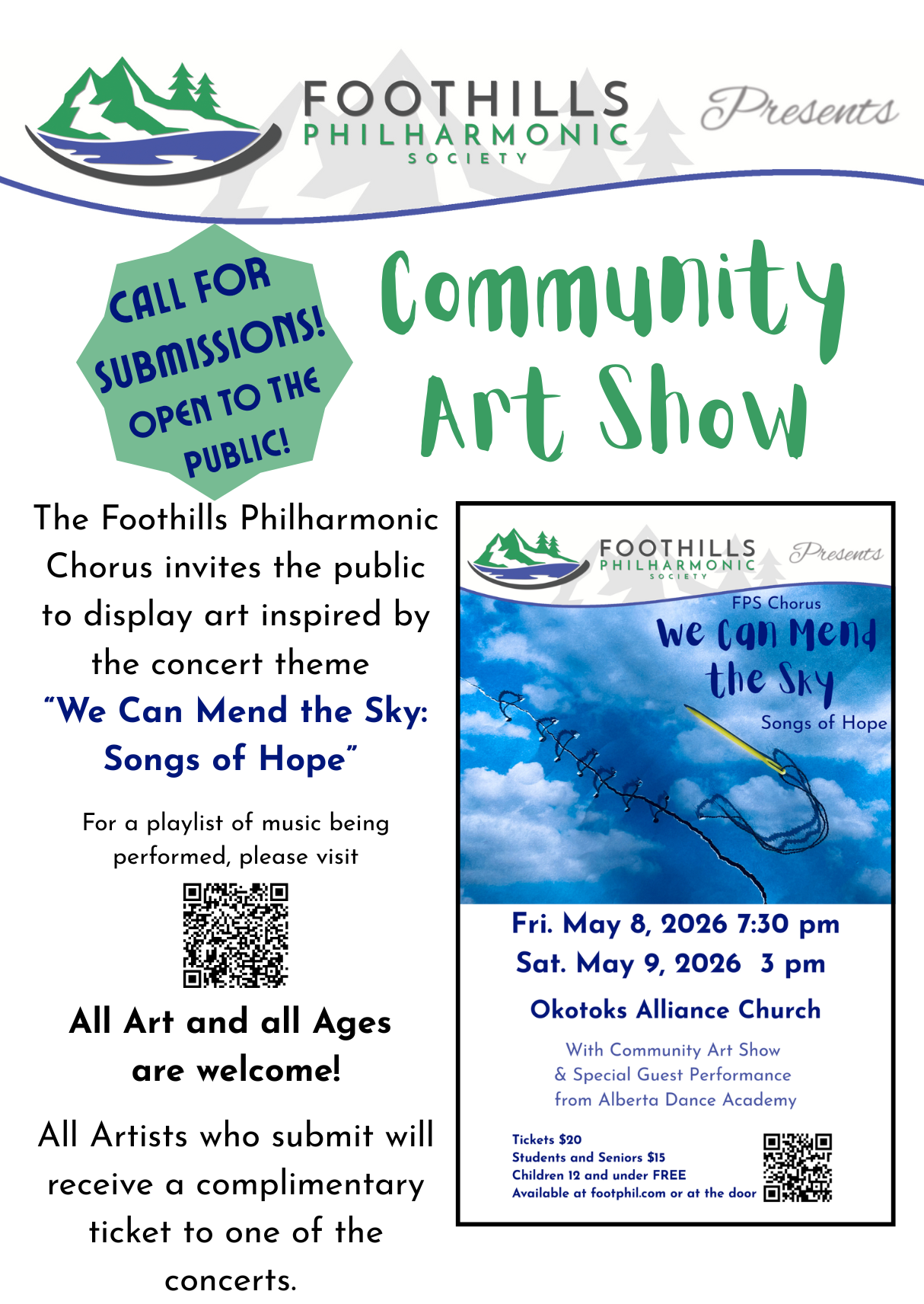 Community Art Show Poster